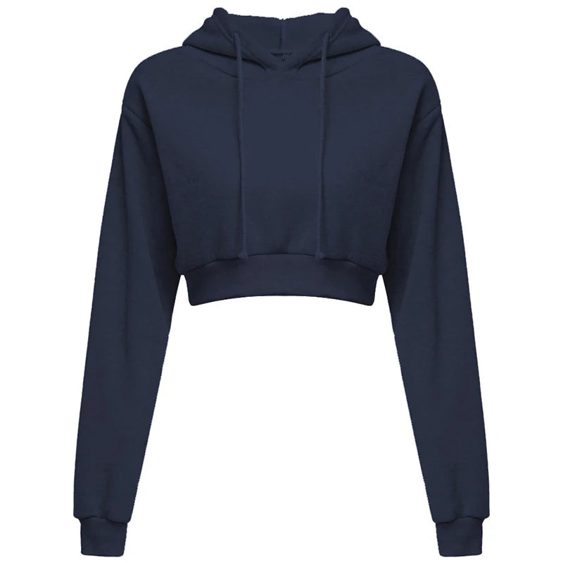 Women Sweaters & Hoodies "New Fashion Women Hoodie Sweatshirt Short Top Coat Sport Pullover"