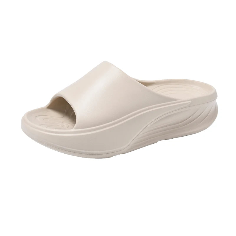 Men's New Summer Flip-Flops Outdoor Thick-Soled Non-Slip Sports Trendy Wading Wear-Resistant Beach Slippers