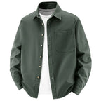 Men Shirt "Solid Color Long-Sleeved"