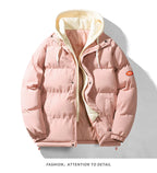 Men Down Coat"fake two-piece hooded coat"