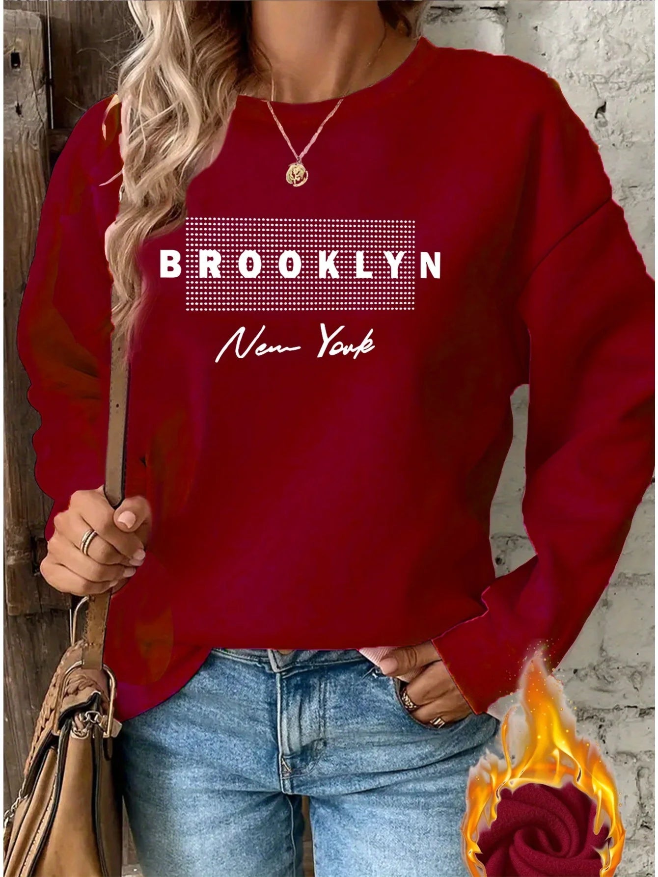 Women's autumn and winter casual fashion loose comfortable warm