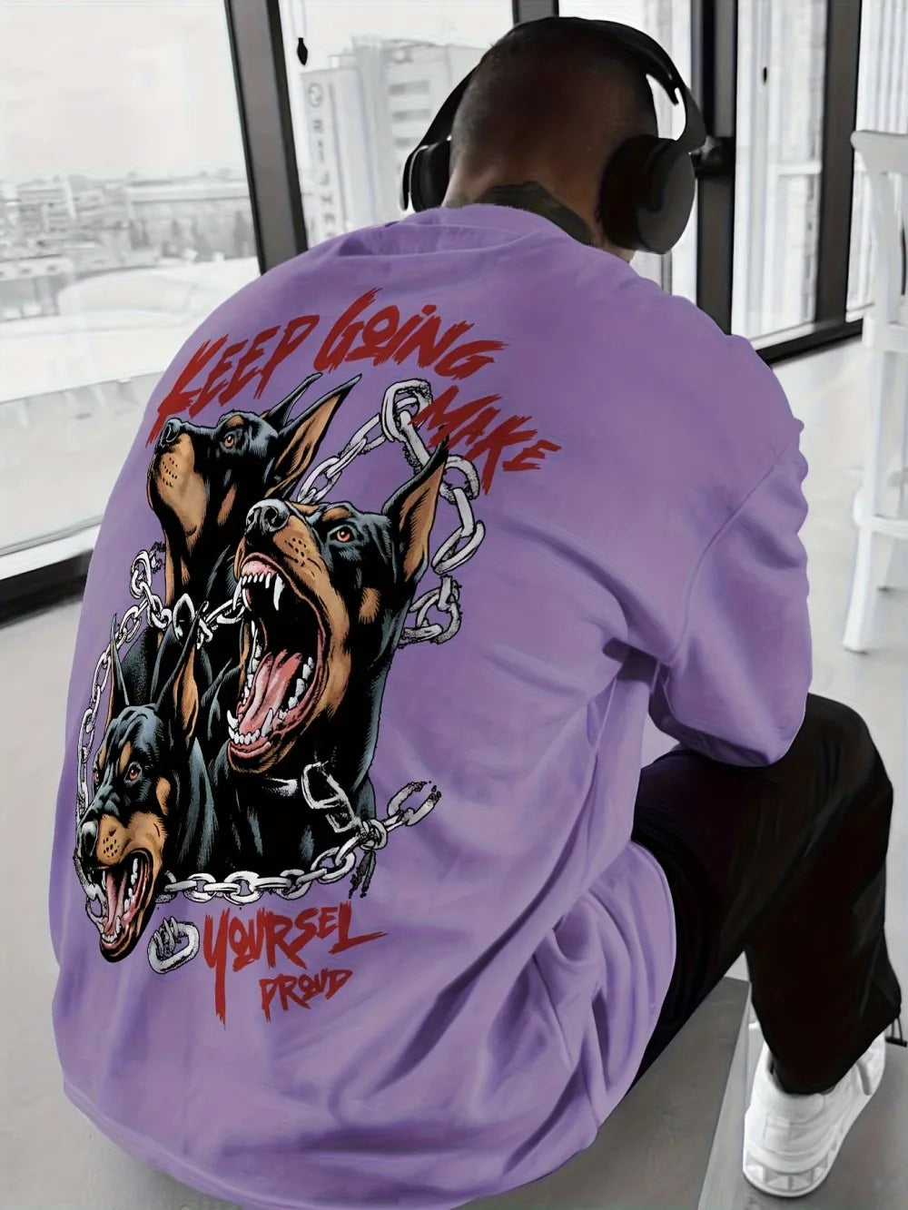 Men T-Shirt "Dog Gothic"