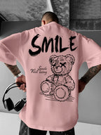 Men T-Shirt "Smile Well Being Teddy Bear"
