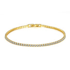 Unisex Jewelry & Accessory "3mm 4mm D Color Moissanite Tennis Bracelet Full Diamond GRA 925 Sterling Silver Wedding Jewelry Bracelets"