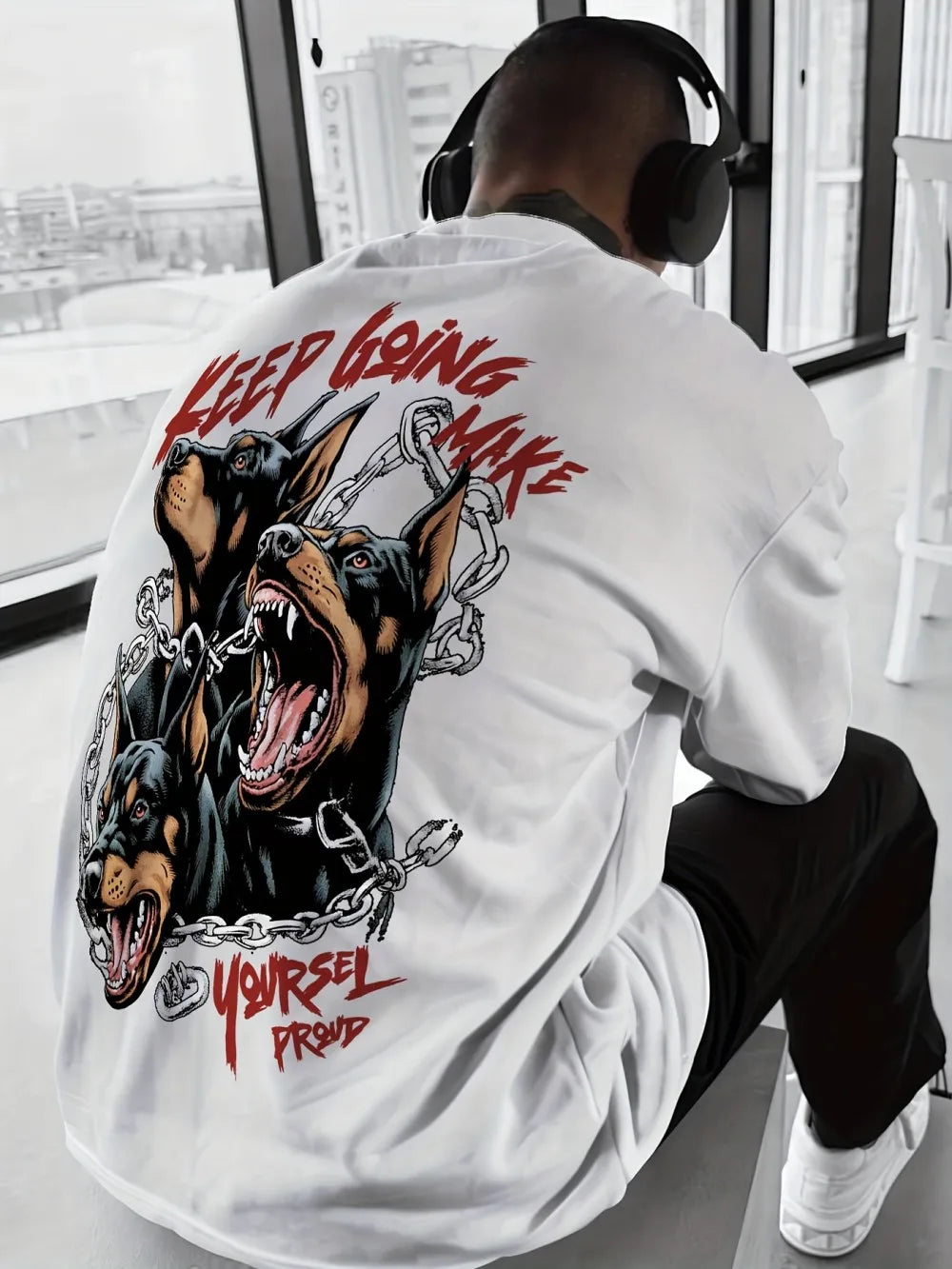Men T-Shirt "Dog Gothic"