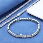 Unisex Jewelry & Accessories "HHIOK Hip Hop Style 5/7mm Iced Tennis Chain 18K Gold Plated 5A Cubic Zirconia Fashion Exquisite Bracelet"