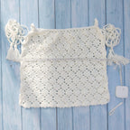Women Cover "High Quality Bikini Cover Up Mini Skirt Beach Skirt Hollow Hand Made"