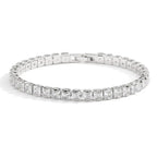 Unisex Jewelry & Accessory "3mm 4mm D Color Moissanite Tennis Bracelet Full Diamond GRA 925 Sterling Silver Wedding Jewelry Bracelets"