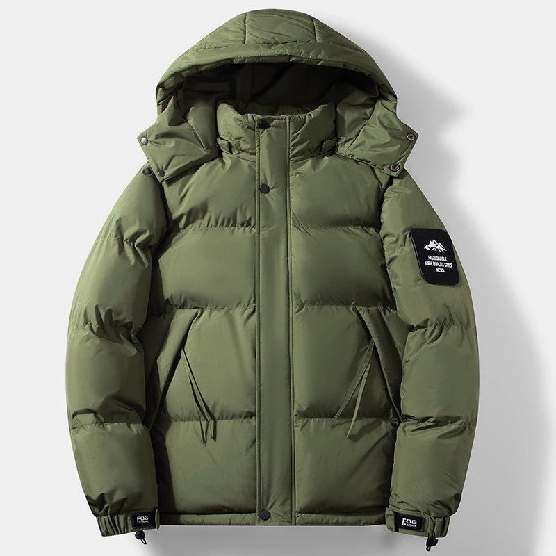 Men Down Coat"Windproof Breathable Warm Cotton Clothing"