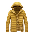 Men Parkas "Casual Outwear Detachable Hat Outfits Parkas Coat"