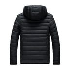 Men Parkas "Casual Outwear Detachable Hat Outfits Parkas Coat"