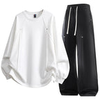 Men Mathing Set "Athletic Sports Sweatsuit Long Sleeve Pullover"