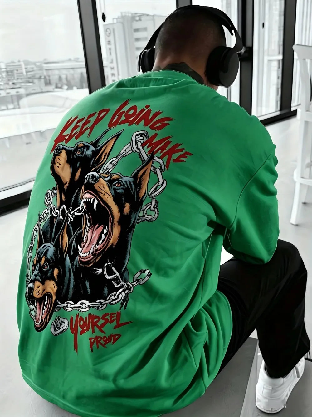 Men T-Shirt "Dog Gothic"