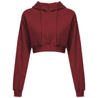 Women Sweaters & Hoodies "New Fashion Women Hoodie Sweatshirt Short Top Coat Sport Pullover"