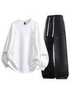 Men Mathing Set "Athletic Sports Sweatsuit Long Sleeve Pullover"