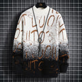 Men Sweater "Harajuku Sweater Men's Y2K Knitted Letter Printing Sweater"