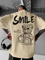 Men T-Shirt "Smile Well Being Teddy Bear"