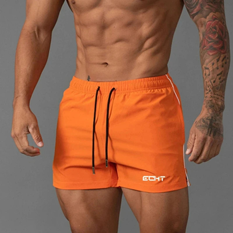 Men's Summer Swimming Solid Color Swimsuit