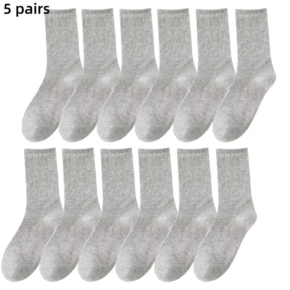Men's Socks "Elastic Hosiery" 5Pairs