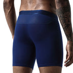 Men Long Performance Mesh Long-Leg Boxer Briefs / 3pcs