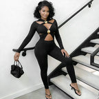 Women Jumpsuit "Sexy Hollow Out Bandage Jumpsuits"