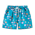 Men's Summer Swimming Trunk Swimwear Flower Printed Swimsuits Swimwear