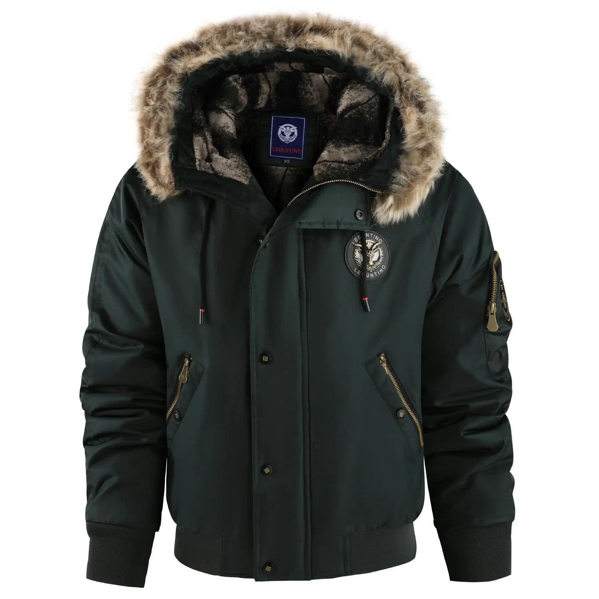 Men Down Coat "Coat Hooded Loose Large Size Padded Clothes"