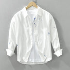 Men Shirt "Elegant Ink Splash"