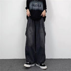 Men Cargo Pants "Vintage Wide-Leg Large Pocket Cargo"