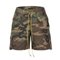 Men Short "Multi Pocket Camouflage Drawstring Jeans"