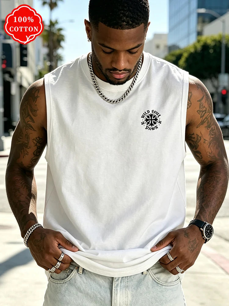 Men Tank Shirt "Wild Soul Dawn"