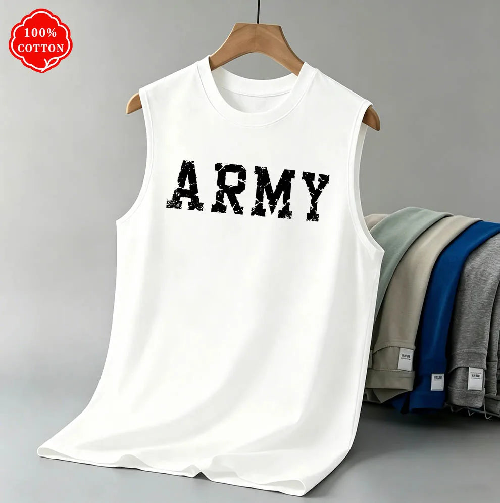 Men Tank Shirt "Army Vintage"