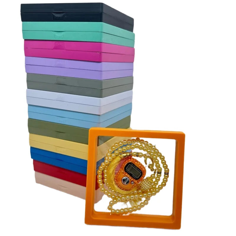 2025 New Muslim Prayer Set With Gift Box Pray For 99 Beaded Bracelets Resettable Finger Counter Ring Eid Al-Fitr Prayer Gifts