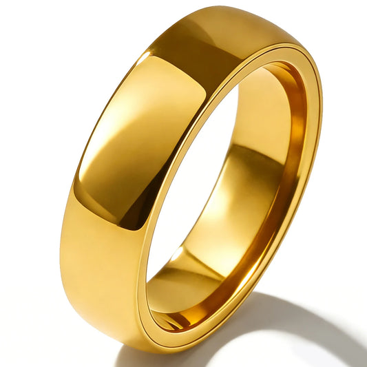 Ntag216 NFC Gold Ceramic Ring, Programmable 888 bytes Smart Accessory for Personalized URL Storage, Supports IOS or Android