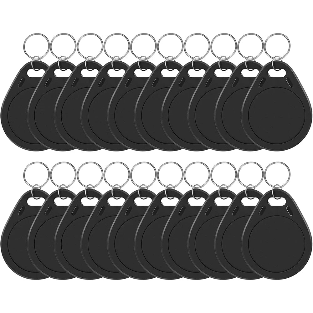 NFC tag Ntag215 black keychain rewritable NFC business card programmable 504 byte memory,compatible with Android and iPhone