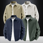 Men Shirt "Solid Color Long-Sleeved"