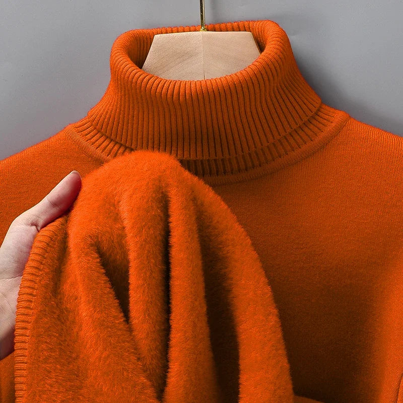 Men Sweatwear "Mens Anti-pilling High Quality Knitted Turtleneck Sweater"