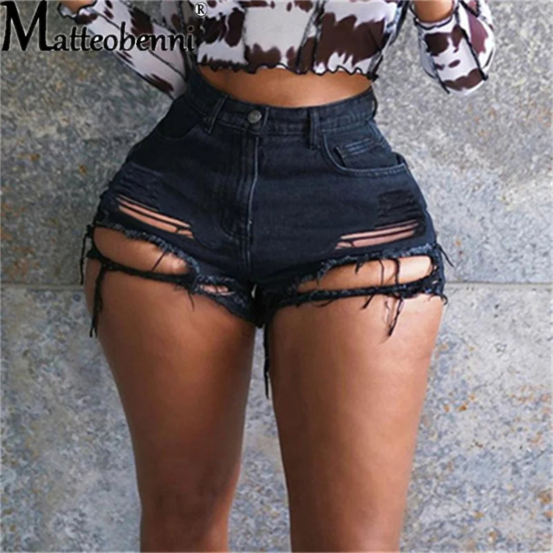 Women Short "Fashion Sexy High Waist Ladies Denim Shorts"