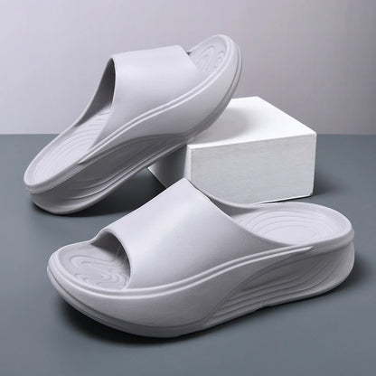 Men's New Summer Flip-Flops Outdoor Thick-Soled Non-Slip Sports Trendy Wading Wear-Resistant Beach Slippers