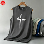 Men Tank Shirt "with Cross"
