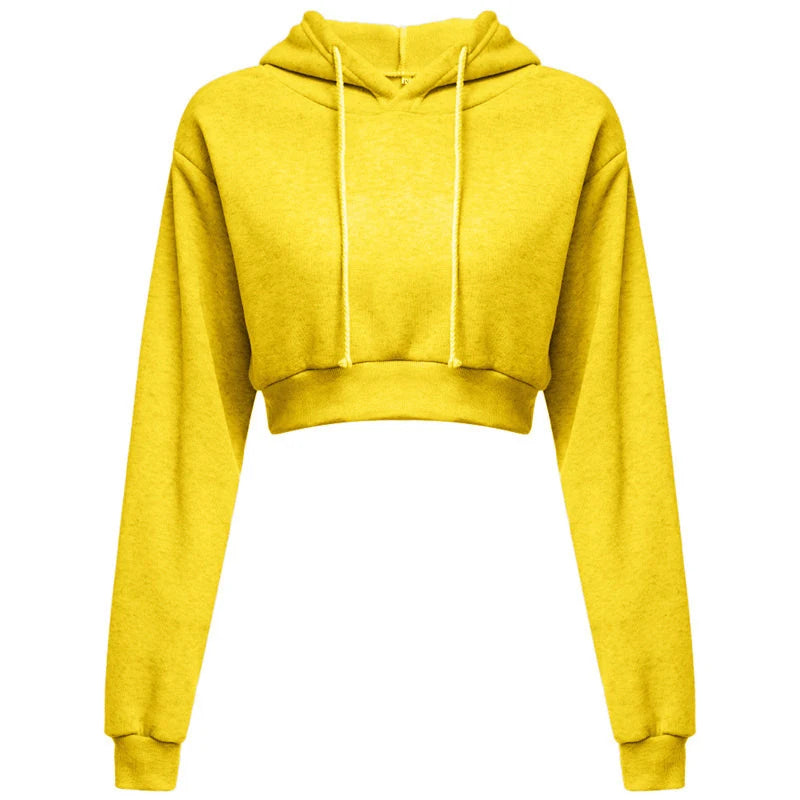 Women Sweaters & Hoodies "New Fashion Women Hoodie Sweatshirt Short Top Coat Sport Pullover"