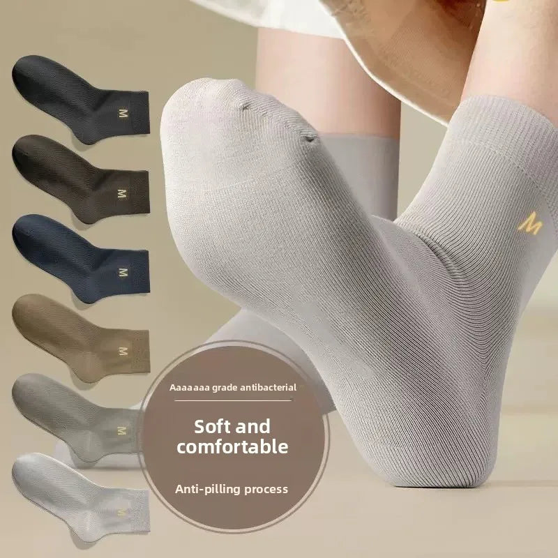 Men's Sports Socks "Mid Tube Socks" 5 Pairs