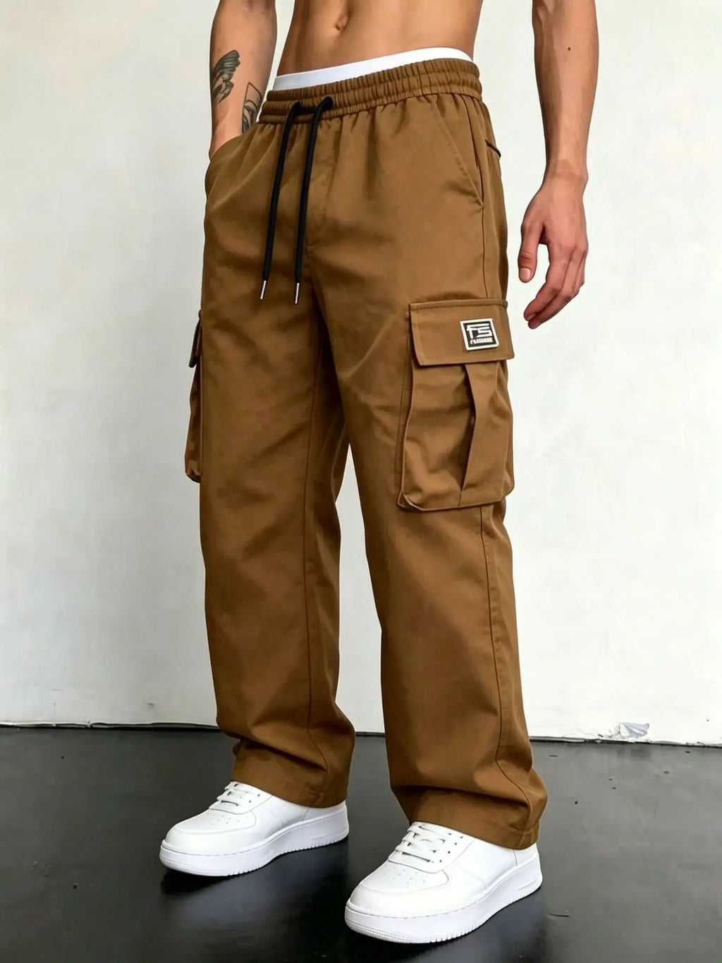Men Cargo Pants "Male Army Green"