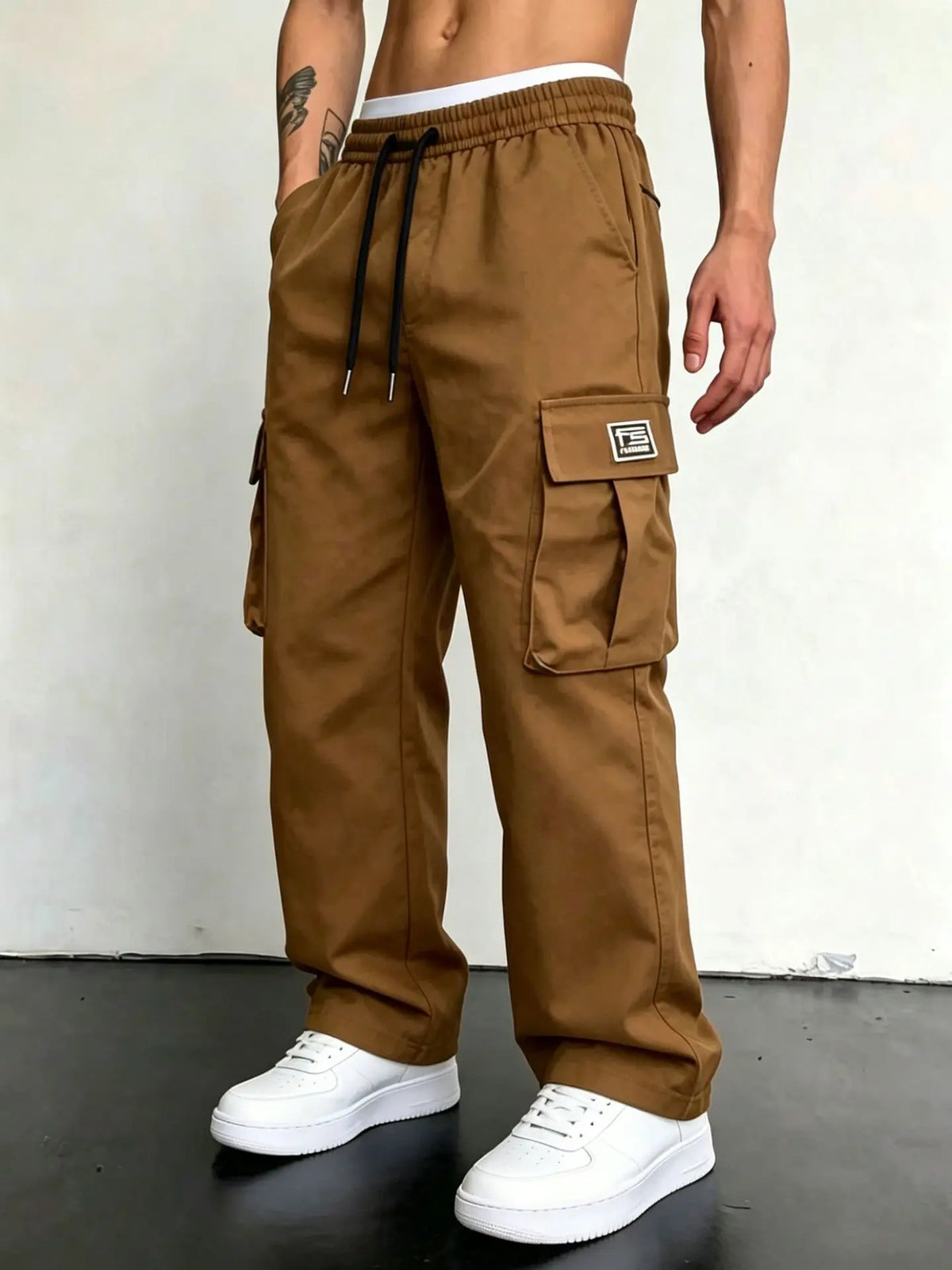 Men Cargo Pants "Male Army Green"
