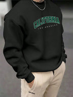 Men Hoodie Sweatshirt "CALIFORNIA LOS ANGELS Green"