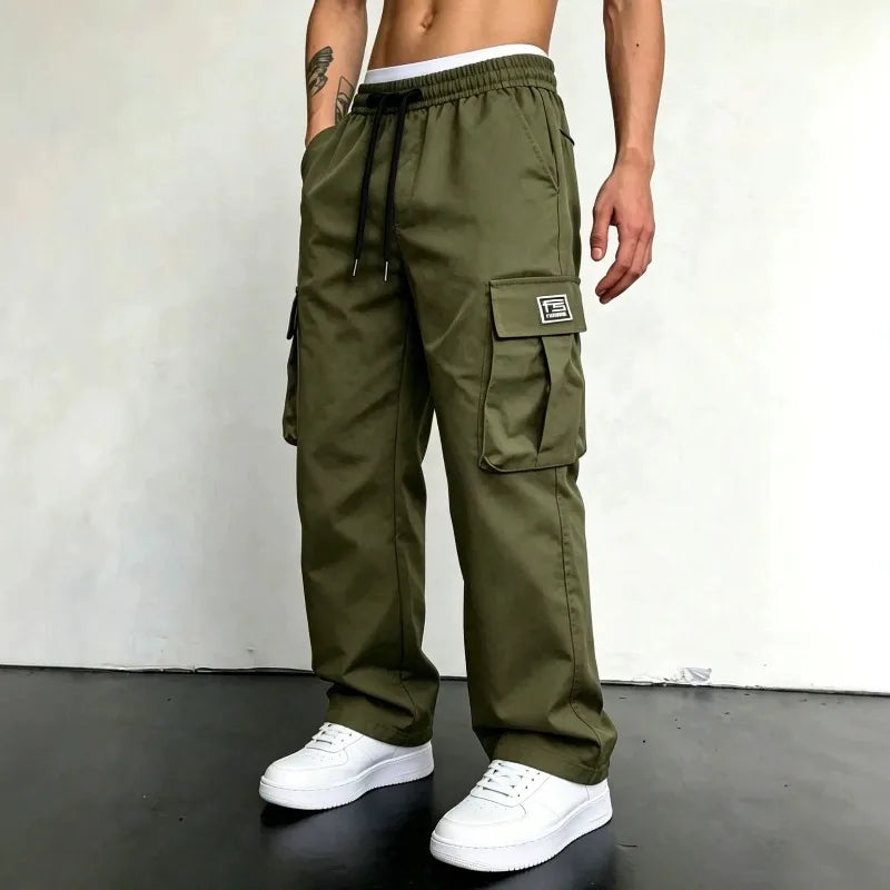 Men Cargo Pants "Male Army Green"