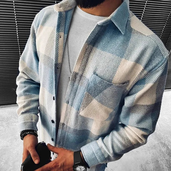 Men Shirt "Flannel Shirt Jacket "