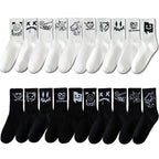 Men's sports socks"Ghost face graffiti" 10 pairs