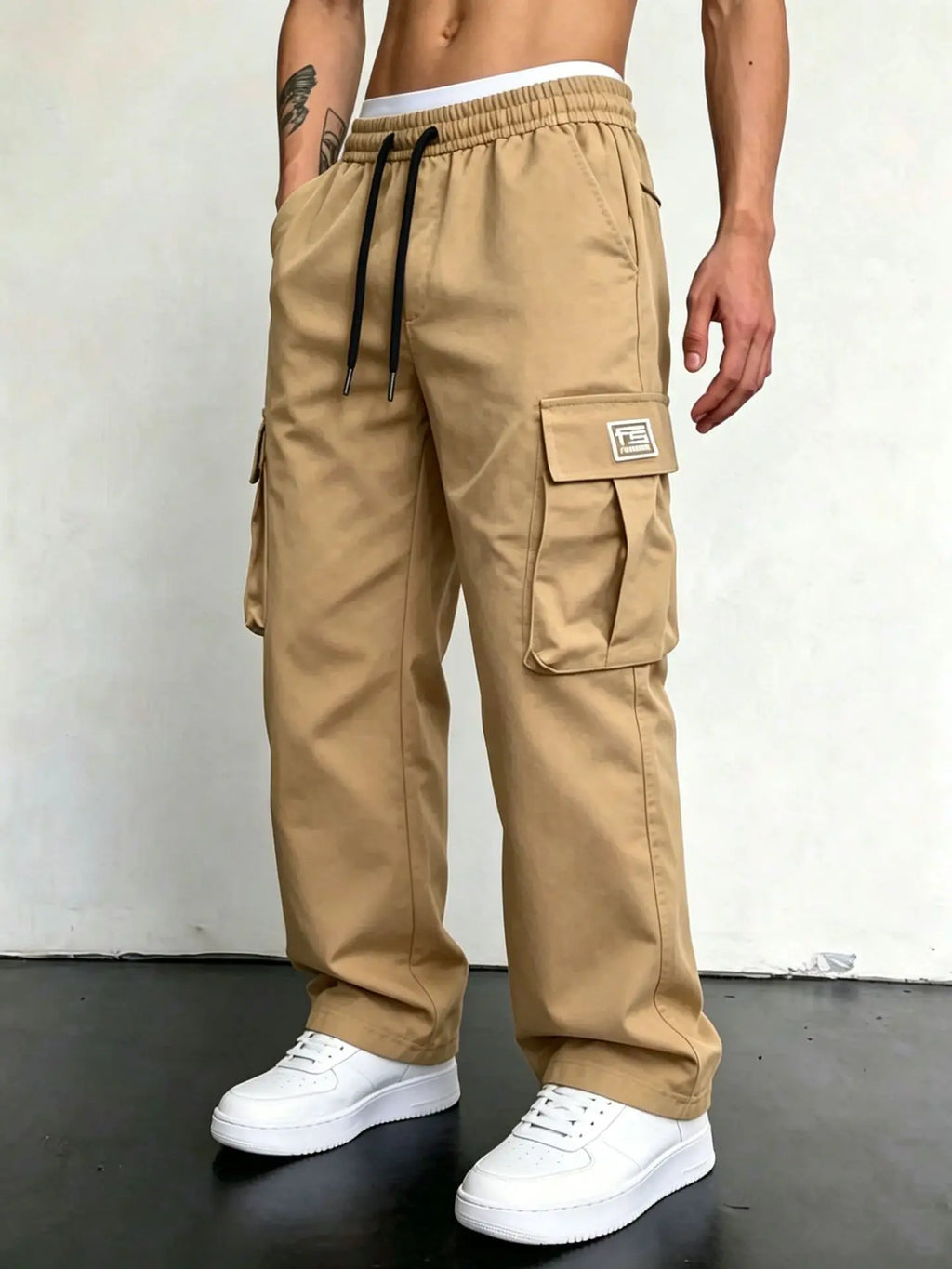 Men Cargo Pants "Male Army Green"