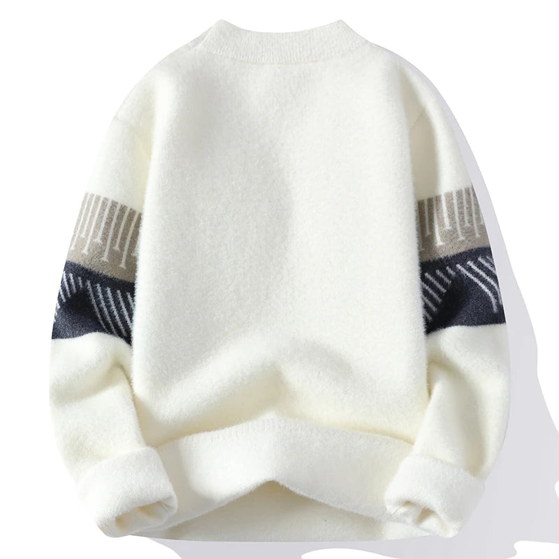 Men Sweater "Fall Mens Christmas Cashmere Sweater O Neck Men Tops Quality"